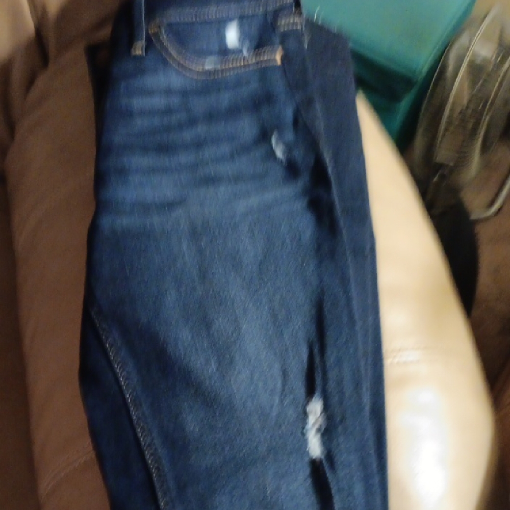Stylish Dark Blue Denim Jeans